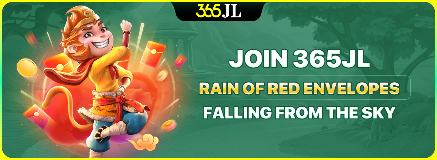 Rain of red envelopes from the sky